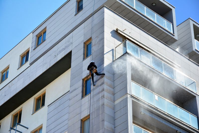 Cleaning Commercial Facades