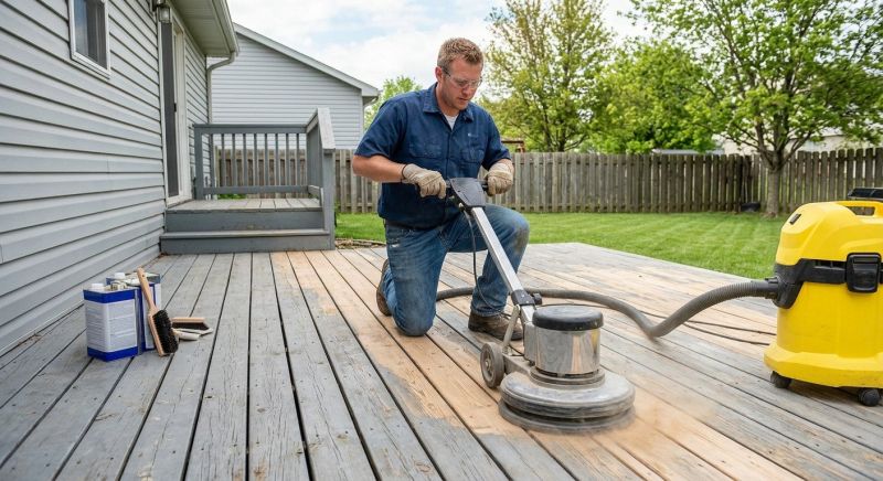 Deck Surface Cleaning